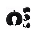 thumbnail image 4 of Cómodo Cojín Para El Cuello Xtellar negro  Almohada De Espuma Viscoelástica Almohada en forma de U Almohada de viaje Almohada, 4 of 4