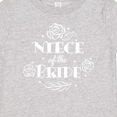 thumbnail image 4 of Inktastic Niece of the Bride Roses and Leaves Boys or Girls Baby T-Shirt, 4 of 5