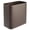 Bronze, variant on Small Metal Trash Can 2.4 Gallon Wastebasket for Bathroom Slim Garbage Bin with Soft Brass Finish Durable Compact Trash Cans