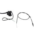 thumbnail image 3 of Cable De Acelerador De Pulgar De 46,45 Pulgadas, Conjunto De Acelerador De Palanca De Freno Doble A Prueba De Herrumbre Negro De 22 Mm Para 50-250 Cc ATV Go Kart Anggrek Otros, 3 of 8