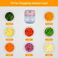 thumbnail image 2 of Portable Food Processor, iNova Electric Mini Garlic Chopper for Dicing, Ginger, Chili, Fruits, Onions Pepper and Baby Food 250ml, Pink, 2 of 6