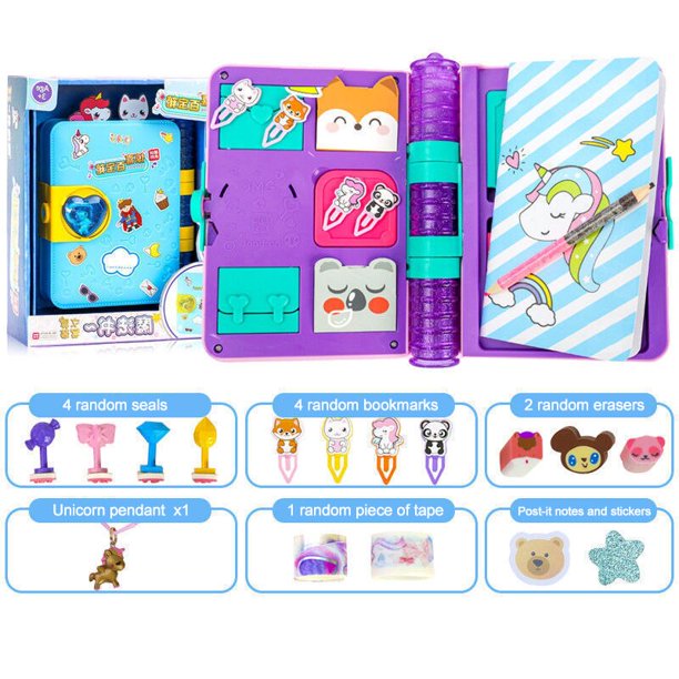 Caja de tesoro secreto para niños y niñas, Pagoda de demolición, música sorpresa, caja ciega, libro mágico, joyería DIY, casa de juegos, juguete, regalo, 2023