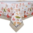 thumbnail image 1 of Fall Maple Leaves Tablecloth Waterproof, Thanksgiving Table Cloth Rectangle, Stain Resistant Fabric Table Cloths for Kitchen Table Party Picnic Dinner Thanksgiving Decor (60 x 84 Inch), 1 of 1