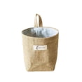 thumbnail image 1 of Monstrate Cesta de almacenamiento colgante, soporte organizador, bolsillos de lino, bolsas para artículos diversos cosméticos, estuche de Almacenamiento y organización del hogar Raya azul, 1 of 6