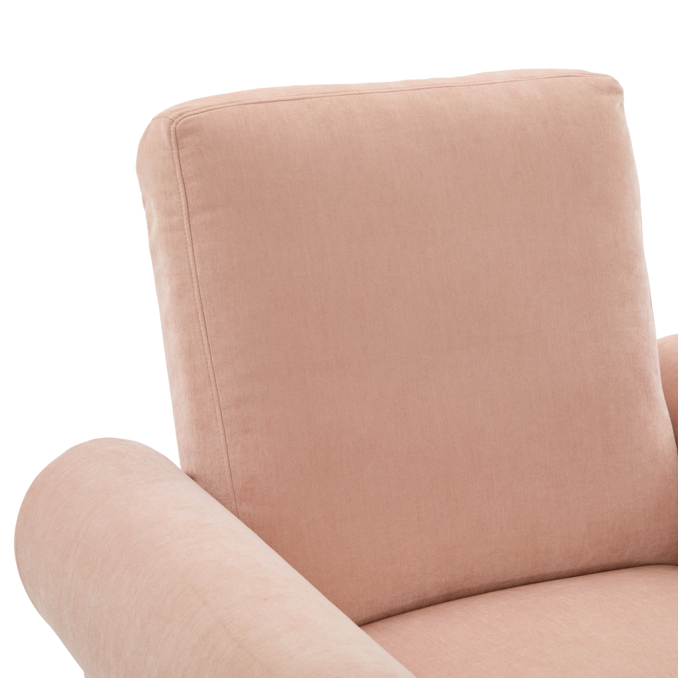 Christopher Knight Home Manual Recliner Chair with Swivel Rocker for Living Room, Chenille Upholstery, Pink