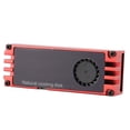 thumbnail image 1 of NVMe M.2 Heatsink, Aluminum SSD Cooler with Dual Thermal Silicone Pads for All M.2 Interface 22x80mm or Shorter SSDs, Heat Sink for M.2 SSD, 1 of 7
