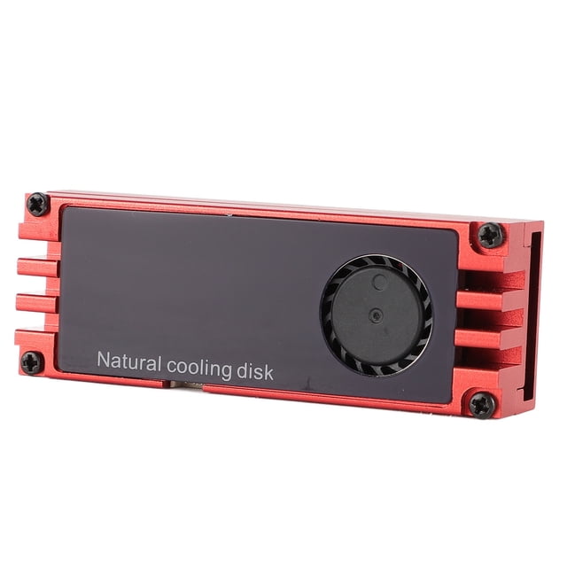 NVMe M.2 Heatsink, Aluminum SSD Cooler with Dual Thermal Silicone Pads for All M.2 Interface 22x80mm or Shorter SSDs, Heat Sink for M.2 SSD