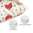 thumbnail image 5 of Vsdgher Flower Chicken Print Pillow Cases -Iconic Collection Pillowcases -Extra Soft, Not easy to deform,not pilling Export quality, 5 of 8