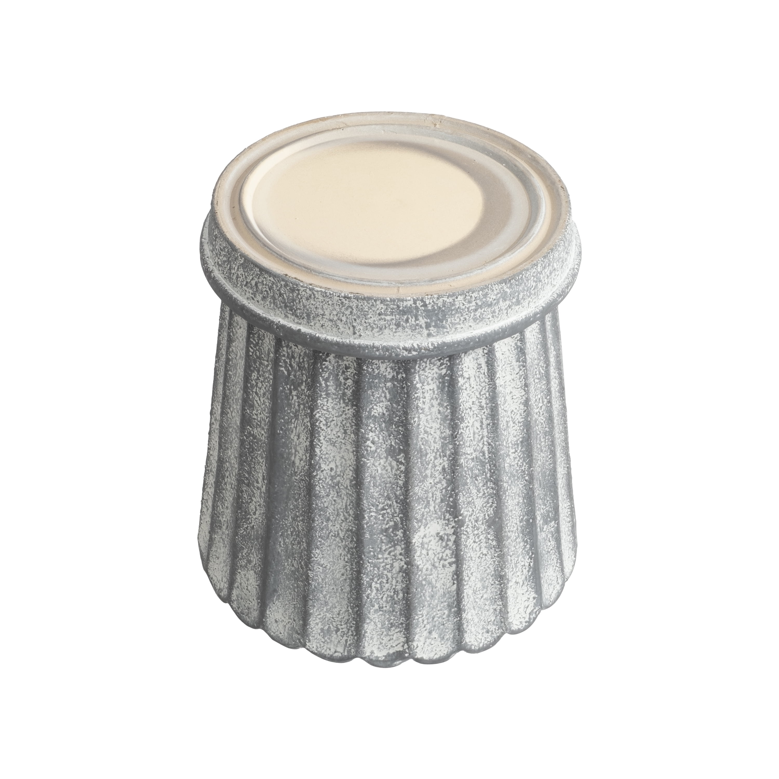 My Texas House 8 inch Shell Gray Ceramic Planter Pot
