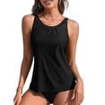 thumbnail image 1 of Charmo Mesh High Neck Tankini Tops for Womens Flowy Swimsuit Tops Only Slim Fit Swim Tank Tops(No Bottoms), 1 of 8