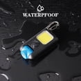 thumbnail image 1 of Linterna LED COB portátil, tapas tipo recargable, 6 modos de luz, lámpara de cabeza pequeña impermeable para reparación automática, pesca, Baoblaze Linternas pequeñas COB, 1 of 8