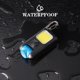 thumbnail image 1 of Linterna LED COB portátil, tapas , recargable, 6 modos de lámpara, lámpara pequeña impermeable para reparación automática, pesca, Macarena Linternas pequeñas COB, 1 of 8