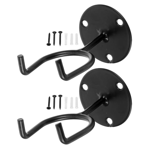 Supvox 2-Pack Iron Baseball Bat Wall Mount Rack for Home Storage and Sports Equipment Organization
