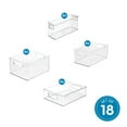 thumbnail image 4 of iDesign, 18-Piece Clear Bin Organization Set, 4 of 7
