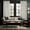 Black, variant on 72 Inch Floral Blackout Curtains, Boho Pattern Black Out Curtains for Living Room Bedroom, 2 Panel Set, 50x72 in Long