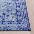 thumbnail image 3 of Well Woven Overdyed Helode Machine Washable Blue Vintage Oriental Medallion Runner Rug 2x7 (2'1" x 7'3" Runner), 3 of 8
