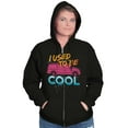 thumbnail image 5 of I Used to Be Cool Funny Mom Minivan Zip Hoodie Sweatshirt Women Brisco Brands L, 5 of 6