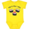 thumbnail image 3 of Inktastic Kawaii How I Roll Sushi Boys or Girls Baby Bodysuit, 3 of 5