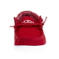 thumbnail image 2 of Hey Dude Boys Red Wally Casual Shoe, 2 of 5