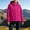 Hot Pink, variant on Liuinsasek Womens Windbreaker Waterproof Raincoat Long-Sleeve Solid Color Zipper Hooded Large Pocket Jacket for Outdoor Mountain Climbing Hiking Skiing Jacket
