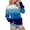 Blue, variant on Vedolay Comfort Sweatshirts Womens Fall Fashion 2023 Sweatshirt Trendy Long Sleeve Pullover Tops,Blue M