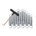 thumbnail image 2 of QualitChoice 20 Pcs Ressorts de Trampoline Accessoires Résistants aux Intempéries 10cm Argent 10cm, 2 of 6