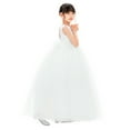 thumbnail image 3 of Ekidsbridal Girl Pageant Flower Girl Dress - Tutu Satin Heart Cutout with Tulle Sash 247-A (Size: 2-12), 3 of 6