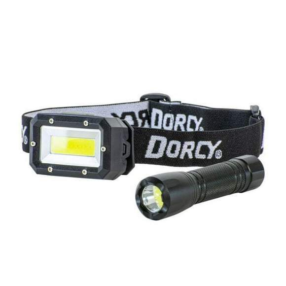 Ensemble Lampe frontale et lampe de poche Lampe frontale 110 lumens