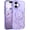 Light Purple, variant on Case for iPhone 17 Pro Max Case, Magnetic Phone Case for iPhone 17 Pro Max [Compatible with MagSafe] Slim Fit Flowers Floral Design Shockproof Protective Bumper Women Men Girls Cover - Wine Red