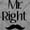 Mr Right Mustache - Sport Grey, variant on Funny Matching Couples His Hers Set Men Big & Tall Sweatshirt Brisco Brands 2X