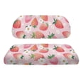 thumbnail image 2 of Pzuqiu Strawberries Golf Car Cushion Cover and Backrest Cover Breathable, Fit for Vehicle Golf Cart Suitable for Club Car Precedent Most 2-Seater Carts, 2 of 10