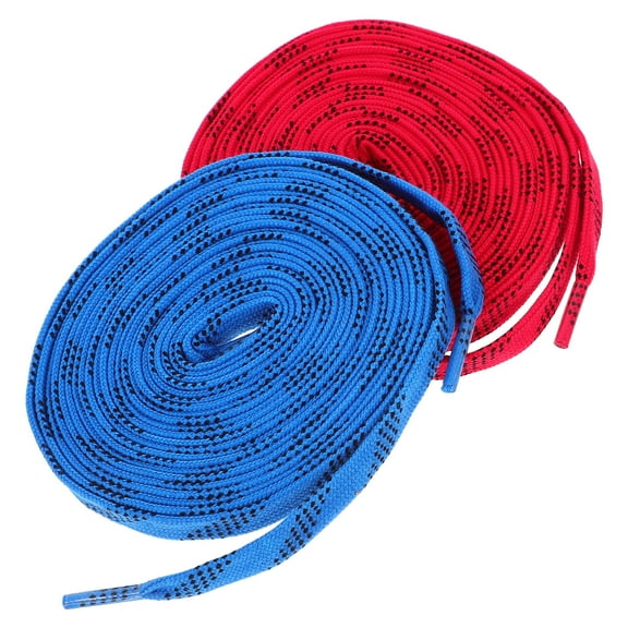 Masteelf 2 Pairs Flat Colored Athletic Shoe Laces Ice Skate Hockey Shoe Laces For Sneakers Skate Shoes Boots And Sport Shoes