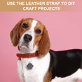 thumbnail image 5 of Uxcell Flat Leather Strap, Length PU Leather Strip Single Sided String Cord Strip for Crafts Necklace Bracelets Light Gold 5/16", 5 of 7