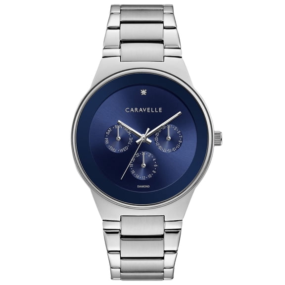Caravelle Designed By Bulova Men's Diamond Dial Watch
