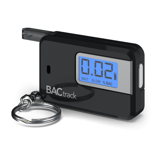 BACtrack Go Keychain Breathalyzer (Black) | Ultra-Portable Pocket Keyring Alcohol Tester for Personal Use