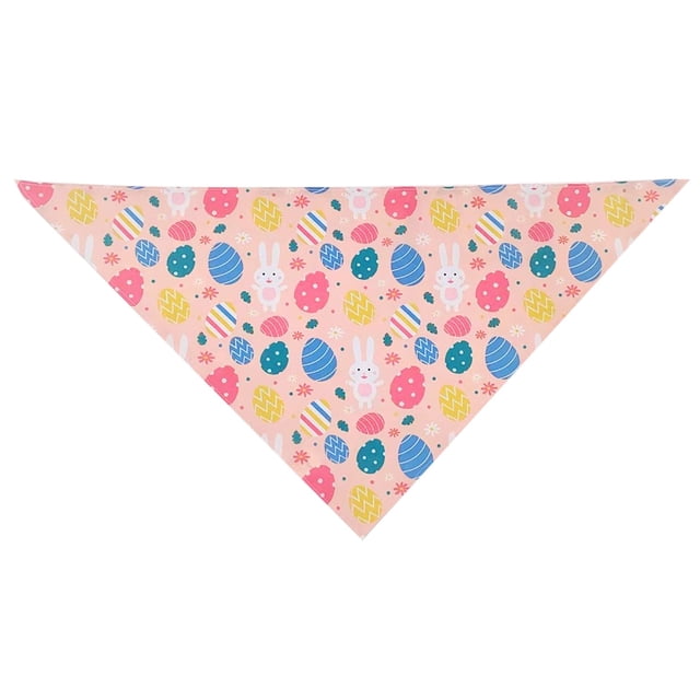 TIELUTT Easter Dog Bandana Triangle Pet Scarf Easter Bunny Rabbit And Egg Pet Bandana for Small Medium Dogs Cats Accessories Leather Dog Dog Color Dog Custom Custom Dog Easter Dog Bow Tie