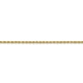 thumbnail image 2 of Real 14kt Yellow Gold 1.75mm Diamond-cut Rope Chain Anklet; 10 inch; Lobster Clasp; for Adults and Teens; for Women and Men, 2 of 4