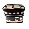 thumbnail image 2 of Victoria's Secret 4 in 1 Train Cosmetic Case Travel Tote Clear & Pink for Women 4 Piece Set New, 2 of 3