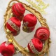 thumbnail image 5 of 6/8 cm 6/12 piezas Bolas de Navidad Adornos Hilo de Seda Flocado Árbol de Navidad Decoración de Fiesta Esferas de Navidad de Año Nuevo Colgante, 5 of 5