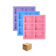 thumbnail image 1 of 3 pcs Molde Rectangular de Silicon Belug Multicolor, 1 of 5