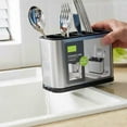 thumbnail image 3 of Organizador de cubiertos Cateissary de Acero inoxidable gran capacidad, 3 of 6