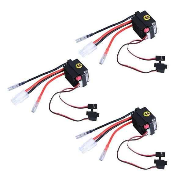 3X Rc ESC 320A 6-12V Brushed ESC Speed Controller with 2A BEC for RC Boat U6L5