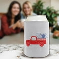 thumbnail image 5 of Memorial Day Cookout Favors Stars and Stripes Truck Light Blue 12-Pack Can Coolers Coolies, 5 of 8