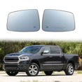 thumbnail image 2 of Espejo retrovisor Yashi Con calefacción Para RAM 1500 2500 2009-2019 Lente de vidrio blanco, 2 of 5