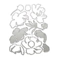 thumbnail image 1 of Naiovety Bonitos troqueles para cortar, moldes de grabado impermeables, papel decorativo reutilizable, estampado de álbum de recortes, molde para Herramientas de estampado Plata Tipo 15.4106A Naiovety HA074148-15, 1 of 6