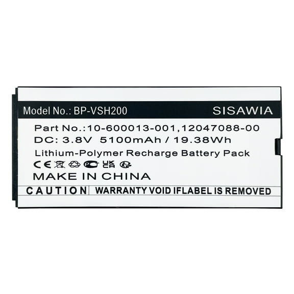 Replacement Battery for Vivint Smart Hub Control Panel,VS-SH2000-C00,10-600013-001,12047088-00,5100mAh