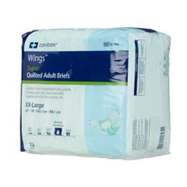 Cardinal Adult Incontinent Brief Wings Super Tab Closure 2X-Large Disposable Heavy Absorbency Case of 48