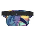 thumbnail image 3 of Easygdp Hip-Hop DJ Dolphin Fanny Packs for Women Men, Belt Bag, Fashion Crossbody Bags, for Workout/Running/Hiking, 3 of 9