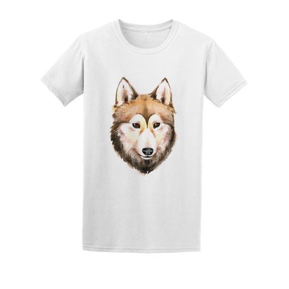 Calm Wolf Waterpaint Tee Men's -Image by Shutterstock