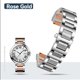 thumbnail image 3 of Correa de reloj de acero inoxidable de 14 x 8 mm, 16 x 8 mm, 18 x 11 mm, 20 x 12 mm para hombres y mujeres, cadena de reloj de la serie Blue Balloon de Cartier, pulsera sólida, 3 of 5